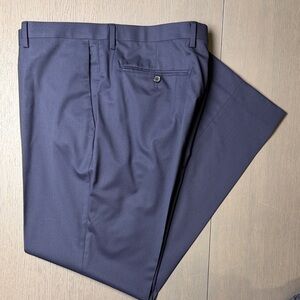 Banana Republic Slim Fit Navy Marzotto Wool Trouser